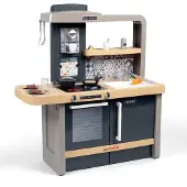 Smoby Spielküche "Tefal Evo", blau, Spielküchen, KinderB:92cm H:101cm T:44cm, Kunststoff, Spielküche, mit Sound, B:92cm H:101cm T:44cm
