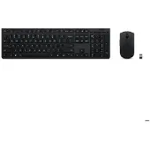 Lenovo 4X31R64357, Kabellos, RF Wireless + Bluetooth, Scherenschalter, QWERTY, Grau, Maus enthalten