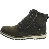 Rieker Herren Schnürboots / Winterboots Grün Kunstleder wasserfest Größe: 41
