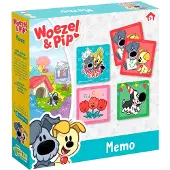 Bambolino toys Memory-Spiel Woezel & Pip - pädagogisches Gedächtnisspiel für Kinder