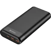 Sandberg 420-62, 20000 mAh, Lithium-Ion (Li-Ion), Quick Charge 3.0, 65 W, Schwarz