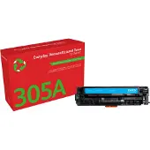 Xerox EverydayTM Cyan wiederaufbereiteter Toner von , kompatibel mit HP 305A (CE411A), Standardkapazität, 2600 Seiten, 2600 Seiten, Cyan, 1 Stück(e)