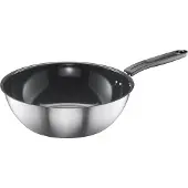 Fiskars Wok Ø28cm Antihaft-Pfanne Für alle Kochfelder Edelstahl