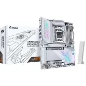 Gigabyte X870E AORUS PRO X3D ICE Mainboard, AMD, Sockel AM5, AMD Ryzen 7000 Series, AMD Ryzen 8000 Series, AMD Ryzen 9000 Series, Sockel AM5, DDR5-SDRAM, 256 GB