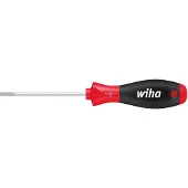 Wiha Schraubendreher SoftFinish Schlitz mit Rundklinge - Blisterverpackung - 43381