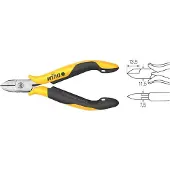 Wiha Seitenschneider Professional ESD breiter, halbrunder Kopf mit Wate - 26831