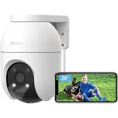 Ezviz IP-Kamera C8c 4 MP / PTZ / WLAN / 4 MP / Schutzart IP65 / Objektiv 4 mm / H.265 / IR-Beleuchtung bis zu 30 m (weiß)