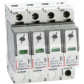 Legrand 412273 Kombiableiter Typ 1+2, 4+0 Schaltung, 230/400 VAC, Iimp 12,5 kA, (Uc)320 VAC