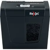 Rexel Secure X6 Aktenvernichter P4, Partikelschnitt 4 x 40 mm, 10 l, 6 Blatt Schnittleistung, Anti-Papierstau-Technologie, schwarz