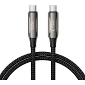 TechProtection Ub10T Ultraboost Usb-C-Kabel Pd240W/Qc4.0 100Cm Schwarz