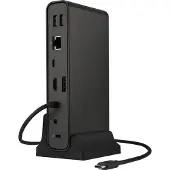 Asus Triple Display USB-C Dock DC300, Andocken, USB 3.2 Gen 2 (3.1 Gen 2) Type-C, 90 W, 10,100,1000 Mbit/s, Schwarz, SD