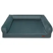 HUGGY DOGGY Wunderschönes Hundebett, orthopädisches Sofa, Premium XL