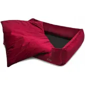 HUGGY DOGGY Hundebetten klein Samt PREMIUM klassisches Mopsbett M