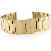 Inny Armband 676G - hochwertiger Stahl - goldfarben - 22 mm