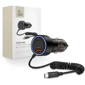 Tech-Protect Cc05 2-Port Autoladegerät Pd60W + Kabel Schwarz