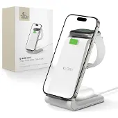 Tech Protection Qi15W-A36 3-In-1 Kabelloses Ladegerät Für Apple, Weiss