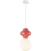 ITALUX Latera Design Hängeleuchte Rot E14
