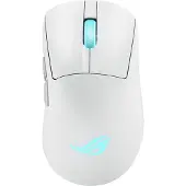 Asus ROG Keris II Origin WHT, rechts, Optisch, RF Wireless + Bluetooth + USB Type-A, 42000 DPI, Weiß