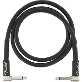 Fender Professional Series A/A Schwarz 90 cm Winkelklinke - Winkelklinke Patchkabel