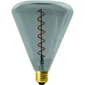 Naeve LED-Lampe Dilly E27 4W 2200K dimmbar, grau getönt