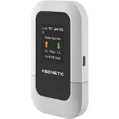 Keenetic Roamer 4G (KN-5110) Mobiler 4G-Hotspot mit Wi-Fi 6, Mobilfunknetzwerkmodem, Schwarz, Grau, 802.11b, 802.11g, Wi-Fi 4 (802.11n), Wi-Fi 6 (802.11ax), Einzelband (2,4GHz), 4G, LTE