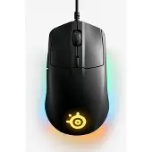 SteelSeries Rival 3, rechts, Optisch, USB Typ-A, 8500 DPI, 1 ms, Schwarz