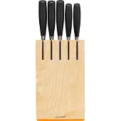 Fiskars FF+ Messerblock mit 5 Messern, 1016004