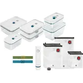Zwilling 36815-016-0, Blau, Weiß, Vakuum-Dichtung, Tasten, 1100 ml, Kunststoff, 2 Stück(e)