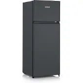 Severin DT 8762 - Kühl-Gefrierkombination - Freistehend Schwarz