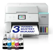 Epson EcoTank ET-4956, Tintenstrahl, Farbdruck, 4800 x 1200 DPI, A4, Direktdruck, Schwarz