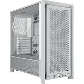 Corsair FRAME 4000D, Midi Tower, PC, Weiß, ATX, EATX, micro ATX, Mini-ITX, Kunststoff, Stahl, Gehärtetes Glas, Gaming