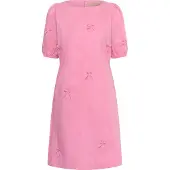 Culture Midikleid "Damen Kleid CUajda", Damen, Gr. XL, N-Gr, pink (begonia pink), Obermaterial: 65% Baumwolle CO. 33% Polyester PES. 2% Elasthan EL., Kleider Midikleid