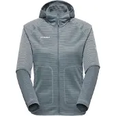 Mammut - Women's Crag ML Hooded Jacket - Fleecejacke Gr S grau