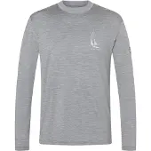 Super.natural - Sailing Boat Bio Jersey L/S - Merinoshirt Gr XXL grau