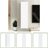 The Living Store TV-Schrank Weiß 30,5x30x110 cm Holzwerkstoff