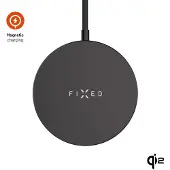 FIXED Induktives Ladegerät, Qi2, 15W, mit MagSafe, MagPad Slim, Schwarz