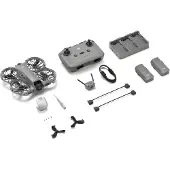 DJI Neo 2 Fly More Combo, 4 Rotoren, 12 MP, 2688 x 1512 Pixel, 7000 m, 1606 mAh, Schwarz, Grau