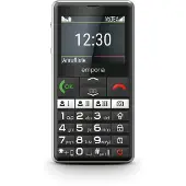 Emporia emporiaPURE-LTE, Balken, Single SIM, 5,87 cm (2.31"), 2 MP, 1400 mAh, Schwarz