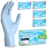 Arnowa ARNOMED NITRIL ICE BLUE Einmalhandschuhe aus Nitril Hellblau XS