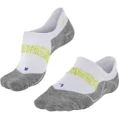 Falke RU4 Endurance Cool Invisible Herren Lauf Füßlinge, 42-43, Weiß