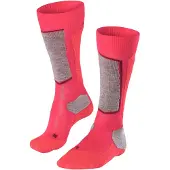 Falke SK2 Intermediate Vegan Damen Ski Kniestrümpfe, 37-38, Rot