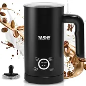 YASHE 4-IN-1 Edelstahl Milchaufschäumer, 10oz/300ml Milchschäumer für Perfekte L