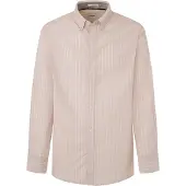 Pepe Jeans für Herren. PM308269 Peter beigefarbenes Hemd (L), Lässig, Baumwolle, Langarm