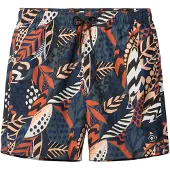Shiwi Badeshorts Mike Orange Geo Leaves - XXL