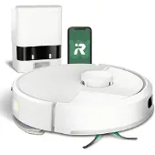 iRobot Roomba 105 Combo, Beutellos, Weiß, Rund, 3 Rad/Räder, 2.4 - 5 GHz, Teppich, Linoleum, Kacheln