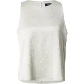 s.Oliver BLACK LABEL Blusentop Sommerbluse / Ärmellos mit feiner glänzender Struktur