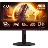 AOC G4 24G4ZR, 60,5 cm (23.8"), 1920 x 1080 Pixel, Full HD, LED, 1 ms, Schwarz, Rot