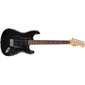 Fender Standard Stratocaster HSS Lorbeer-Griffbrett schwarzes Schlagbrett schwarz