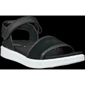 Ecco Sandale Soft (Vollnarbenleder) schwarz Damen