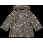 Mikk-Line - Polyester Baby Jacket AOP - Winterjacke Gr 74 braun